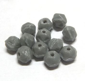 画像1: Opaque Gray English Cut 3mm(10個入り）