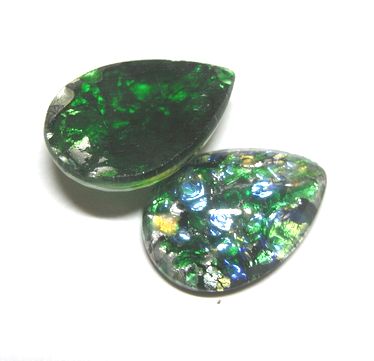 画像1: Emerald Opal Pear 15*11mm