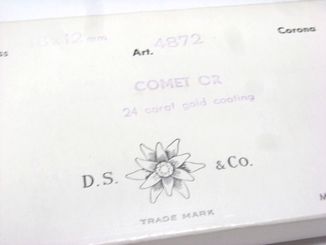 画像: Art.4872 Comet OR 24ct gold coating 18*12mm