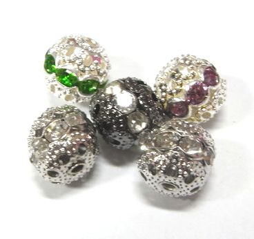 画像1: Crystal Rhinestone Ball Mix