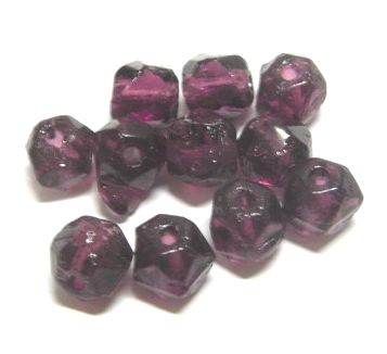 画像1: Purple English Cut 6mm (5個入り）