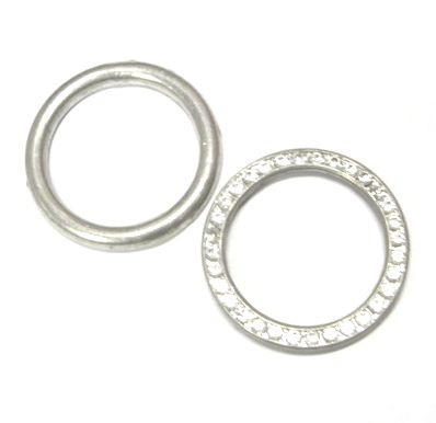 画像1: Rhinestone Cercle　30mm(2個入り）