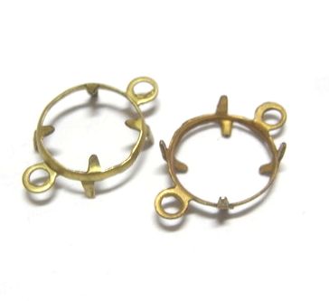 画像1: 2ring Brass Channel Setting for 39ss