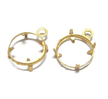 画像1: 1ring Brass Channel Setting for 39ss