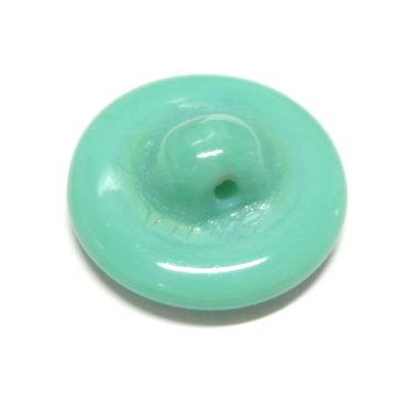 画像2: Green Cat Glass Button 18mm