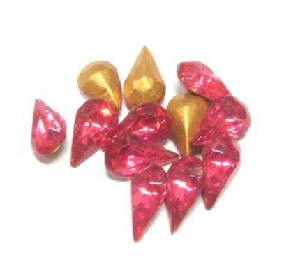 画像1: Rose Drop 8*4.8mm (10個入り）