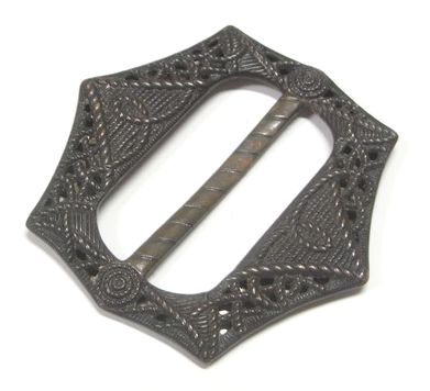 画像1: Antique Metal Buckle 59*58mm