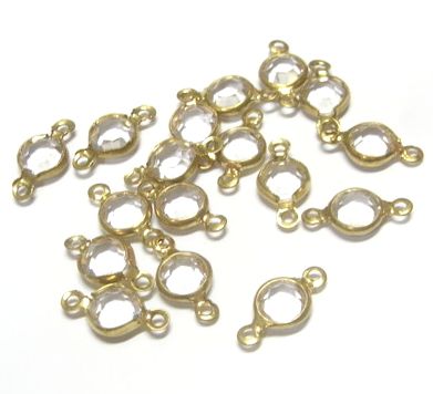 画像1: Channel Set Crystal 6mm(10個入り)