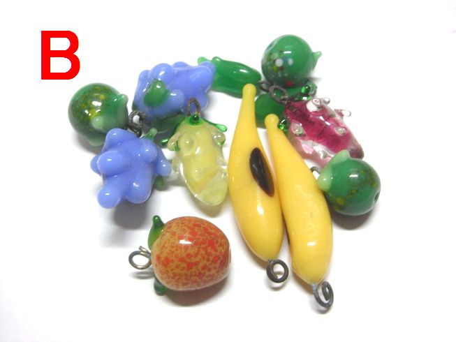 画像2: Fruits Mix 1ring Beads 〔13個入り）