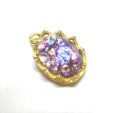 画像: 1ring Gold Lacy Oval Setting for 14*10mm