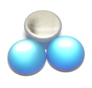 画像1: Matte Bermuda Blue FB Round 15mm