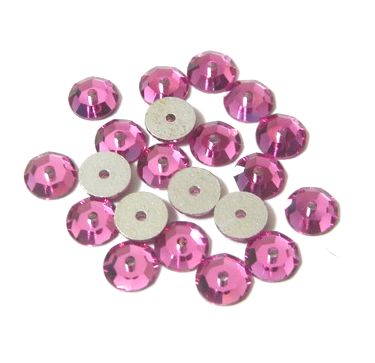 画像1: Fuchsia Round Sew on Beads 5mm(20個入り）