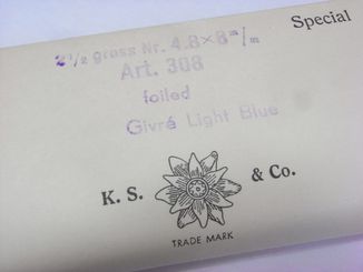 画像: Art308 Lt.Blue Givre 8*4.8mm(10個入り）