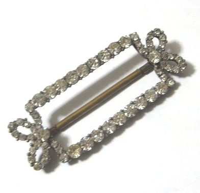 画像1: Antique Paste Buckle 72*28mm