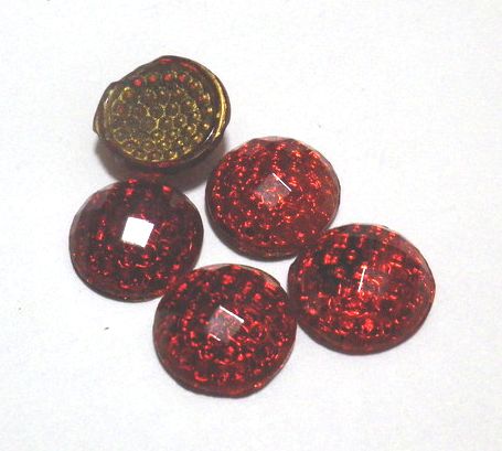 画像1: Reflecter Red Round 11mm (4個入り）