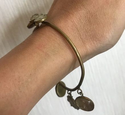 画像: Antique Moonface Bangle