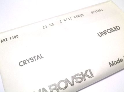 画像: Art.1300 Crystal unfoiled 23ss (10個入り）