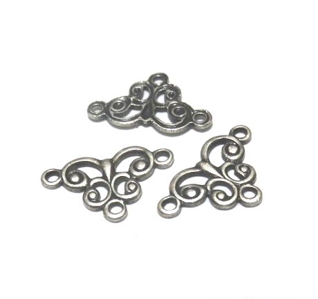 画像1: AS Art Nouveau Connector 8*12mm(2個入り）