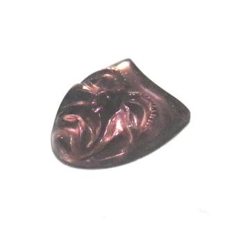 画像2: Amethyst Mask Shaped FB Stone 12*10mm