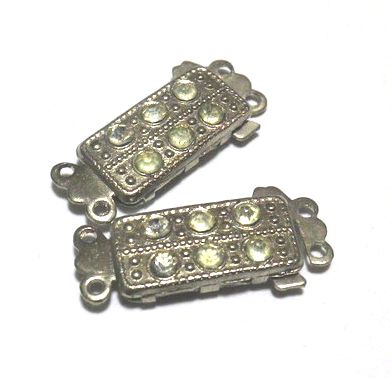 画像1: Antique Paste Clasp 22*11mm