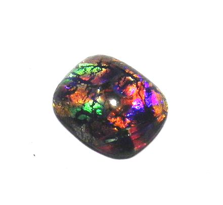 画像1: Black Opal Square FB Stone 14*12mm