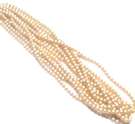 画像2: Beige Pearl Strand 3mm 1本（27cm)