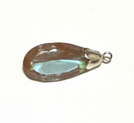 画像3: Antique Saphiret Drop 18*8.6mm (unfoiled）