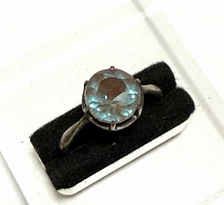 画像1: Antique Saphiret Ring size 16.5