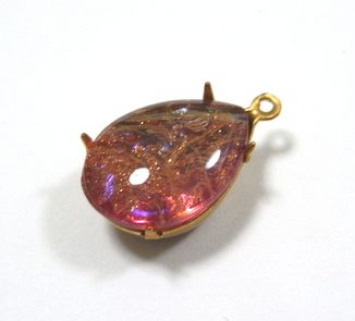 画像: 1ring Brass Pear Setting(CB) 15*11mm