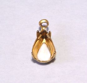 画像1: 1ring Brass Drop(OB)10*6mm