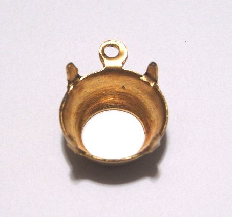 画像1: 1ring Brass Round Setting for 47ss