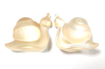 画像1: Art.6551/4 Frosted Golden Shadow Snail