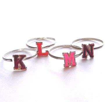 画像1: Vintage Alphabet Ring