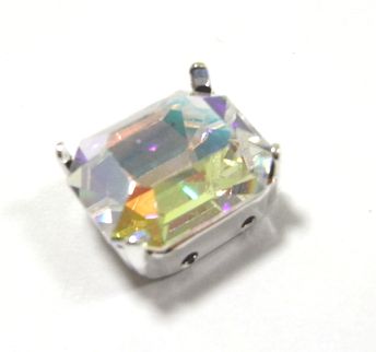 画像: Silver Plated Sew on Setting Octagon12*10mm(OB)