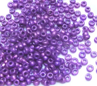 画像1: Matte Purple Seed Beads