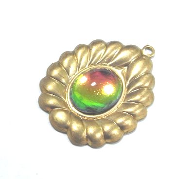 画像: 1ring Brass Oval Setting for 10*8mm