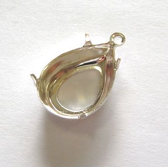 画像1: 1ring SP Pear Stting(OB) for 15*11mm