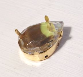 画像: Gold Plated Sew on Stting Pear(OB) for 18*13mm